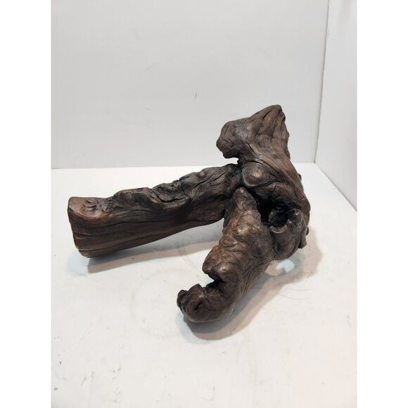 Vintage Petrified Wood Fossil Shaped Dinosaur Look? 11" by 10" by 6.5" - Picture 5 of 16